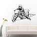 Produktbild wandaufkleber f Motorrad Drag Racing Motorrad Bike Racing Club Deko Raum Fahrrad für Jungen Wohnzimmer Wohnzimmer