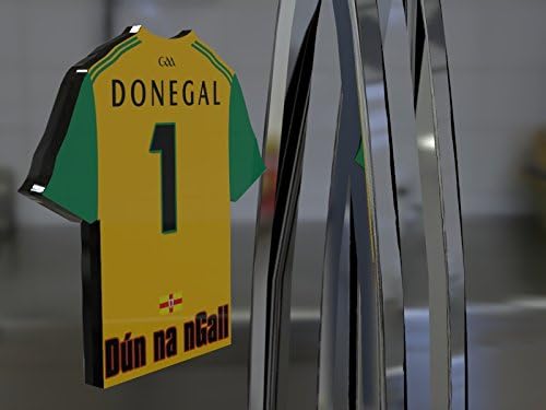 FanPlastic GAELIC FOOTBALL &amp; HURLING TEAM FRIDGE MAGNETS - GAA IRELAND - You choose the name, number and team colours - FREE PERSONALISATION!!! (Donegal Gaelic Football GAA Magnet)