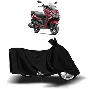 AARTRI - Suzuki Burgman New BS6 Water Resistant - UV Protection & Dust Proof Full Bike - Scooty Two Wheeler Body Cover for Suzuki Burgman (Jet Black)