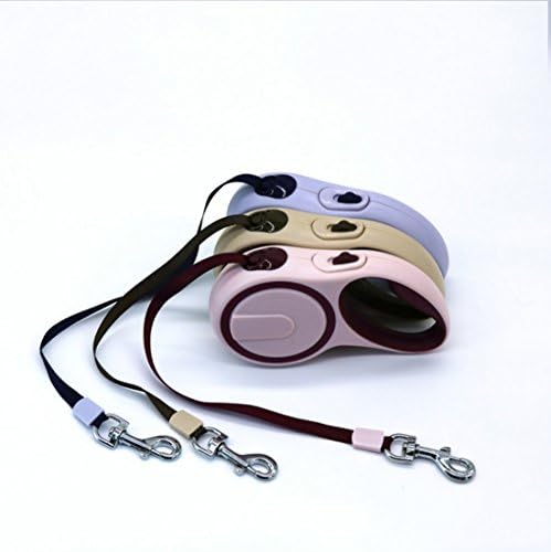 LIMISKY Dog lead Retractable Training leads Automatic telescopic dog traction rope walk dog lead medium small dog dog chain pet supplies 3 colors 3M / 5M