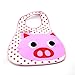 HuntGold 1X EVA Plastic Infant Bib Baby Pinny Boy Girl Waterproof 0-6 years Feeding Care(Random Color)