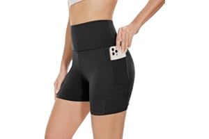 Gayhay Radlerhose Damen Kurze Shorts Sporthose Leggings Blickdicht High Waist Shorts Hotpants Sommerhose für Yoga