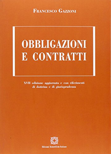 Obbligazioni e contratti libro