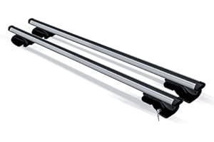 MENABO Barres de Toit Alu Railing Compatible avec Les Nissan - X Trail dès 2013