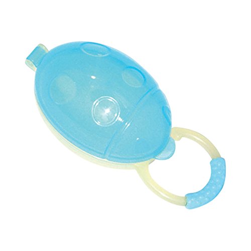 LORELLI BUG SHAPE PACIFIER CASE BLUE portable soother holder case baby child