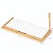 Produktbild ZSTX iMac Magic Keyboard Stand,Bamboo Holz Handwerk Bluetooth Wireless Keyboard Tray Stand Dock Halter Für iMac, Desktop-Computer, Bambus Wireless Keyboard Sitz Halterung Support(Bamboo Color)