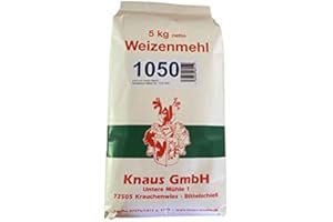 KNAUS GMBH Weizenmehl Type 1050 Weizenmehl in Bäckerqualität (12,5 kg)