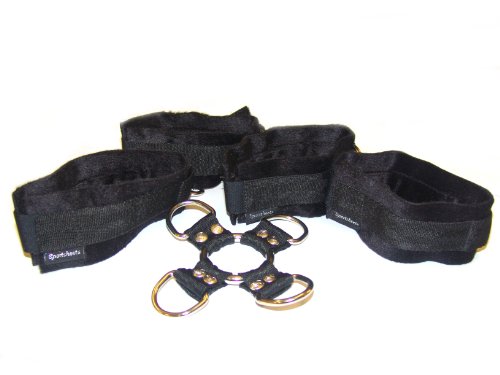 Preisvergleich Produktbild Sportsheets HOG TIED ManBound 5-Piece Kit Fesselkit