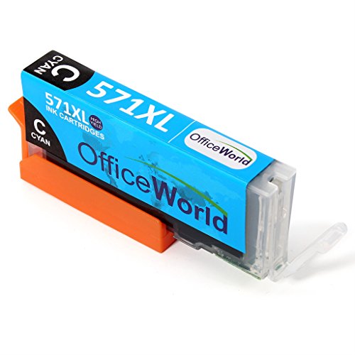OfficeWorld Kompatible Patronen Ersatz für PGI-570XL CLI-571XL Druckerpatronen (2PGBK, 2BK, 2C, 2M, 2Y) Hohe Kapazität mit PIXMA MG5750 MG5751 MG5752 MG5753 MG6850 MG6851 MG6852 MG6853 TS5050 TS5051 TS5053 TS5055 TS6050 TS6051 TS6052 - 5