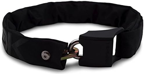 HipLok V1.5 Chain Lock - All Black/Wearable Waist Belt Lock Clothing Clothes Bicycle Cycling Cycle Biking Bike Security Safety Anti Theft Accessories