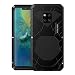 Produktbild Feitenn Ersatz für Huawei Mate 20 Pro Heavy Duty Hülle, Rüstung Aluminiumlegierung Metallabdeckung Stoßstange Hybrid Soft Rubber Military Stoßfest Outdoor Hard Defender Männer Geschenk,Schwarz