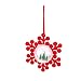 Produktbild MingXiao Weihnachtsbaum-hängende Ball-Socken Schneeflocke-Geschenk-Partei-Weihnachtsanhänger-Verzierung