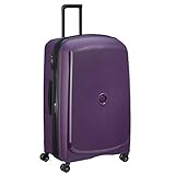 DELSEY PARIS - BELMONT PLUS - Valise rigide à double roues multi directionnelles et serrure TSA intégrée - 82cm, 123.3L, Violet