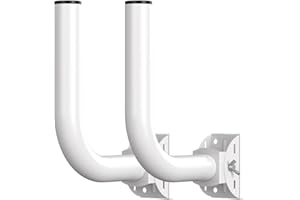 Ueevii Universal Wireless Bridge Bracket Mount, Pole and Wall-Mounted Mount for Outdoor Point to Point AP Access Point Client Bridge CPE,2-Pack