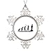 Produktbild Ast Dekoration Segway Rider Home Snowflake Ornaments