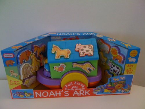 Preisvergleich Produktbild Nachzieh Noah'Arche mit große Tiere