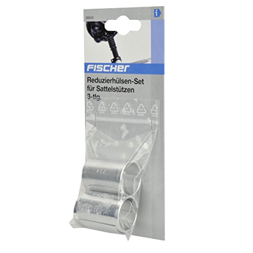 Fischer Sattelstützen 3x Reduzierhülsen-Set, Silber, One Size - 3