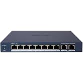 HIKVISION 8port 60w FULL PoE DS-3E1310P-EI/M 10/100 2X-UPLINK Y&ouml;netilemez Switch Metal