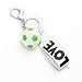 Produktbild TUDUDU Fostfo 2018 Neue Football Key Chains Nylon Sich Fußball Liebe Key Ring Keychain Holder Für Frauen Männer Fußball Fans Souvenir