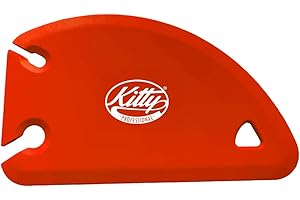 Kitty Professional Corne à pâtisserie Souple avec Fente de décollement et Noyau en Acier Inoxydable, Silicone sans BPA, pour Lisser, portionner et Nettoyer Le Plan de Travail (Rubis Rouge)