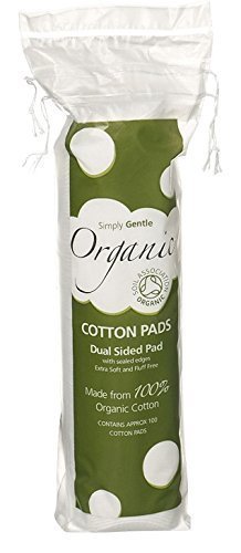 Simply Gentle Organic Cotton - Pack of 100 Pads (Pack of 3)