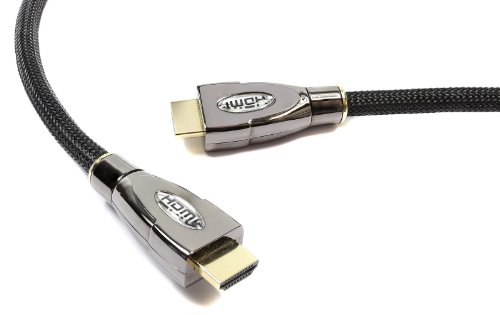 Laptone 1m HDMI Kabel HDMI 2.0 / 1.4a kompatibel High Speed mit Ethernet (Neuster Standard) ARC 3D 4K Ultra HD (1080p/2160p) -1 Meter - 4