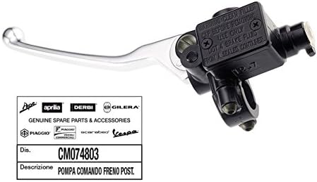 PIAGGIO CM074803 REAR BRAKE MASTER CYL. RUNNER 125 VX 4T FOR GILERA RUNNER ST 125 EU3 - 125 - 2008/2016 GILERA RUNNER VX 125 - 125 - 2000/2001 GILERA RUNNER VX 125 - 125 - 2002/2004 GILERA RUNNER VX 125 - 125 - 2005/2006 GILERA RUNNER VX 125 EU3 - 125 - 2006/2007 GILERA RUNNER VXR 180 - 180 - 2000/2001 GILERA RUNNER ST 200 EU3 - 200 - 2008/2013 GILERA RUNNER VXR 200 - 200 - 2002/2004 GILERA RUNNER VXR 200 - 200 - 2005/2006 GILERA RUNNER VXR 200 EU3 - 200 - 2006/2007