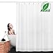 Produktbild Duschvorhang,BIGMEDA Shower Curtain Anti-Schimmel Vorhang Badewanne Anti-Bakteriell Wasserabweisender Stoff PEVA mit 12 Duschvorhangringe Wasserdicht Duschvorhang für Badezimmer 200 X 180cm