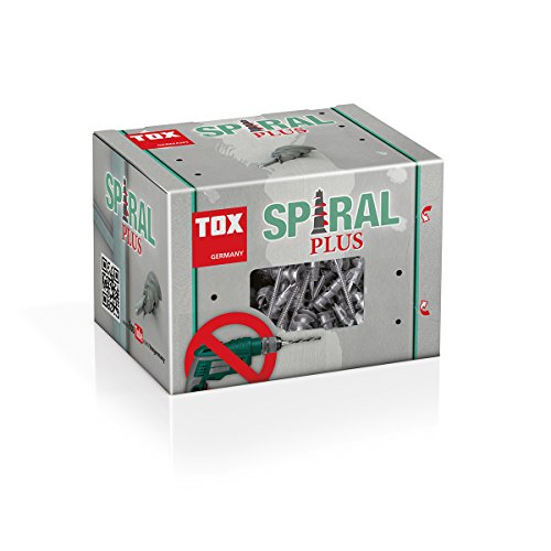 TOX Gipskartondübel Spiral Plus 37-4 mit Schraube, 50 Stück Dübel und 50 Schrauben, 068101041 - 2