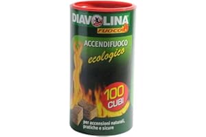 Diavolina Accendifuoco Ecologico Pz.100