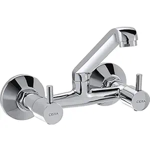 CERA Garnet Quarter Turn Brass Fittings Sink Mixer (Chrome Finish)