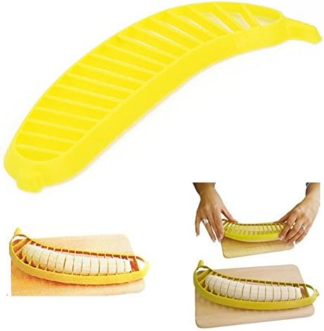 Kitchen Banana Chopper ,Banana Slicer, Cake Pie Slicer Sheet Guide Cutter (1PACK)