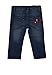 Pampolina Baby-Girls Hose Jeans Jeans, Blue (Blue Denim/Blue 0013), 9-12 Months (Manufacturer size: 80)