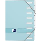 OXFORD Standard Colour Life A4 8 Position Card Cover Pastel Blue