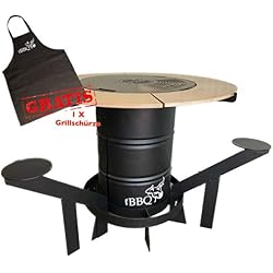 A. Weyck Tools Plancha Plancha Ensemble Complet de Table et 6 tabourets 80 cm