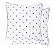 Vizaro - Pillowcase Cover for Baby room decoration - 100% Premium Quality Luxury Cotton - Beach Huts Collection - Blue, red & white colours - Tested against harmful substances - Made in EU