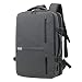 Produktbild Deylaying Schwarz Multifunktions Rucksack - Wasserdichte Outdoor Reisen Rucksäcke mit Viel Stauraum 17.5 Zoll Laptop Tasche