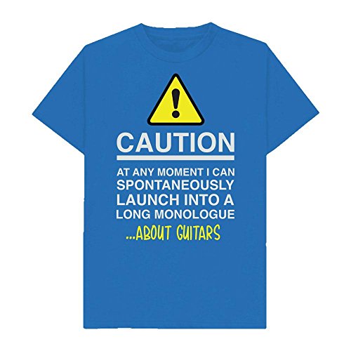 Caution - at Any Moment I Can Monologue About. Guitars - Hobbies - Tshirt - Shaw T-Shirts® - Sizes Small to 2XL