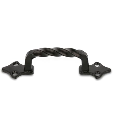 AMIG Chiusura Per Controventana In Acciaio - Nero, 11x6x1.8 Cm, Con Aletta - Foto 12