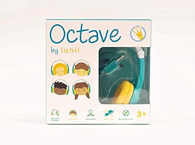Lunii Casque Audio, Octave-1, Bleu Vert