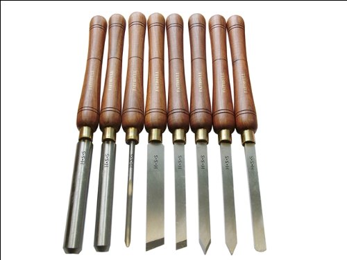 Faithfull WCTSET8B HSS - Juego de cinceles en estuche de madera (8 unidades)