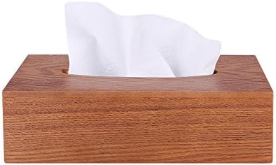 ZJHZXM GRJH® tissue box Wooden Continental Paper box Creativity Storage box Length 26× width 14× height 7.7cm Creativity,Easy to clean