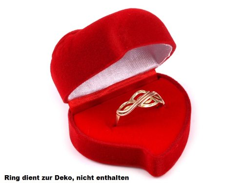 Ringdose , Geschenkbox Schmuckbox für Ringe und Schmuck in Herz form