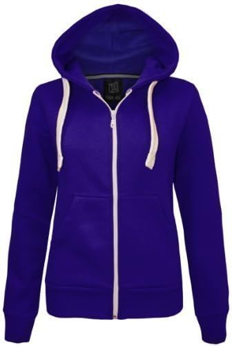 CANDY FLOSS LADIES HOODIE SWEATSHIRT FLEECE JACKET TOP ROYAL BLUE SIZE 16