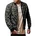 Produktbild Herren Herbst Winter Casual Camouflage Reißverschluss Langarm Jacke Mantel Top Bluse-Modern-Slim Fit -Cross-Over-Kragen -Outdoorbekleidung Oberteile-Sweatjacke Pullover Langarmshirts(Army Green,4XL)
