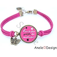 Bracelet Cadeau pour la maîtresse - rose