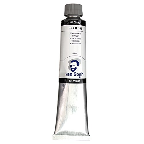 Tar Lenth Van Gogh oil paint 200ml Titanium White 411 193 (japan import)
