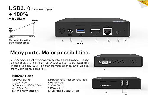 Beelink Z83-V Mini PC Intel Atom X5-Z8350 Processor DDR3 2G System Disk 32G 2 4G 5 8G WiFi Dual Screen Display Windows 10 Desktop PC reviews Beelink Z83-V Mini PC Intel Atom X5-Z8350 Processor DDR3 2G System Disk 32G 2 4G 5 8G WiFi Dual Screen Display Windows 10 Desktop PC