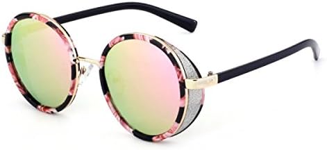 Wkaijc Round Box Men And Women Fashion Wild Personality Creativity Comfort Sunglasses Sunglasses,A