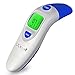 Produktbild QQcute Ohrthermometer digitales Infrarot Fieberthermometer Stirnthermometer für Baby Kinder Erwachsenen Objekt mit Fieber Indikator Haushaltsthermometer höhe Genauigkeit Hintergrundbeleuchtung